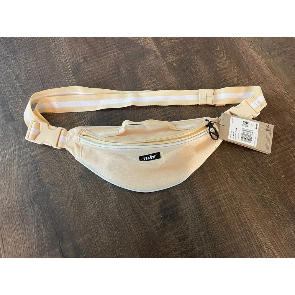 Nike Pale Yellow Crossbody Belt Bag